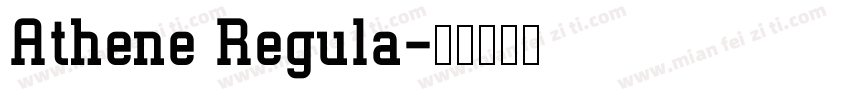 Athene Regula字体转换